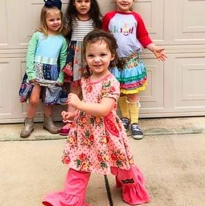 Matilda Jane size 4t flare pants and top